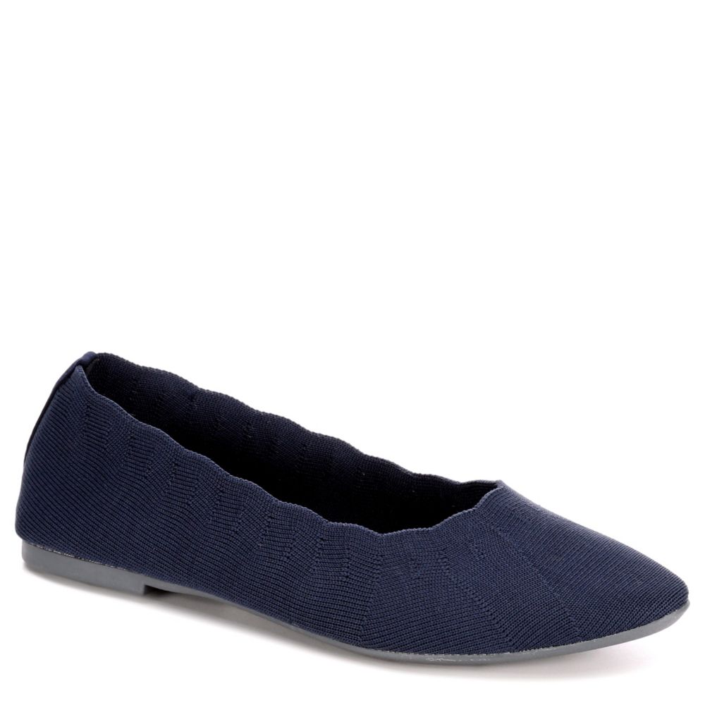 Navy Skechers Womens Cleo Bewitch Flat 