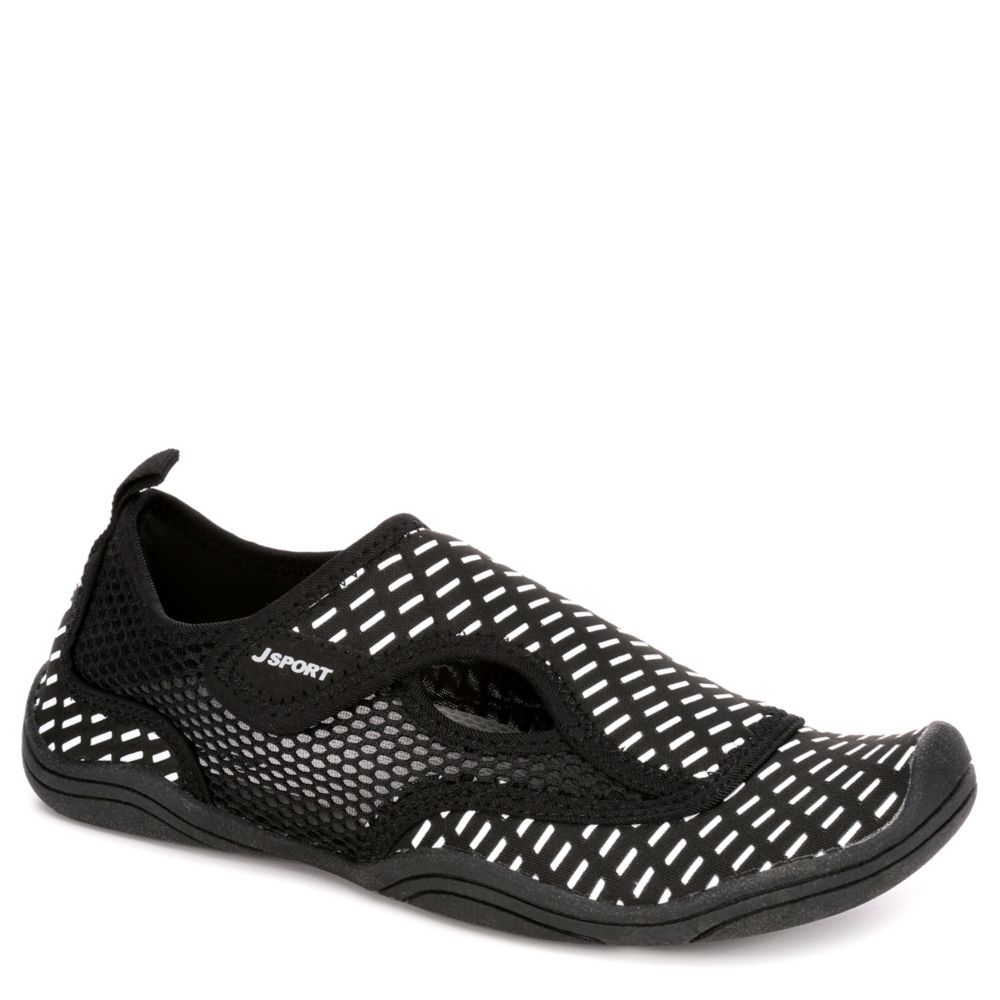 Black J Sport Womens Mermaid Aqua Sock Sandal Casual Rack Room