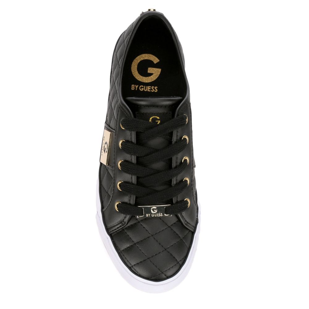 women's black guess sneakers