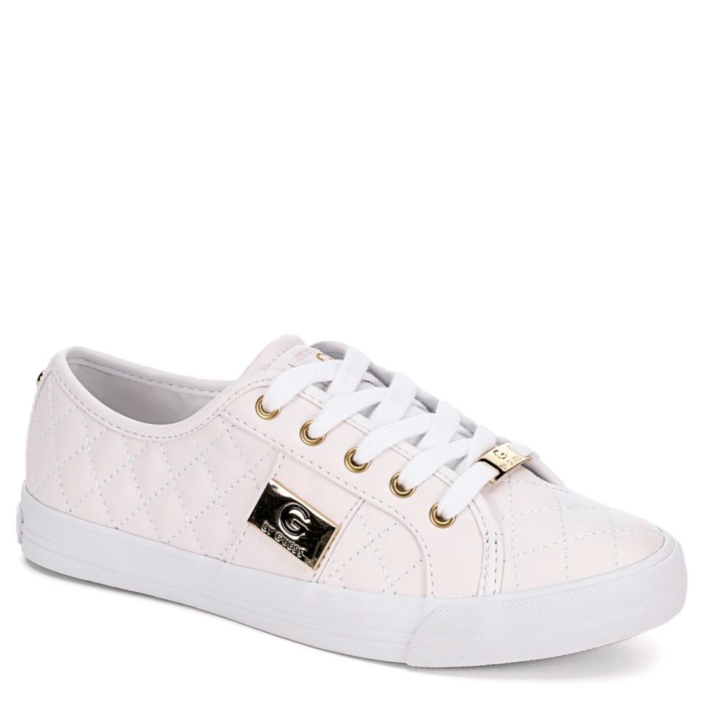 all white guess shoes