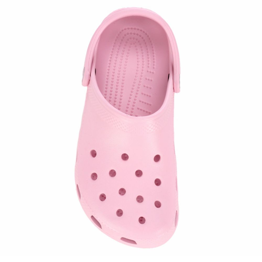 pale pink crocs