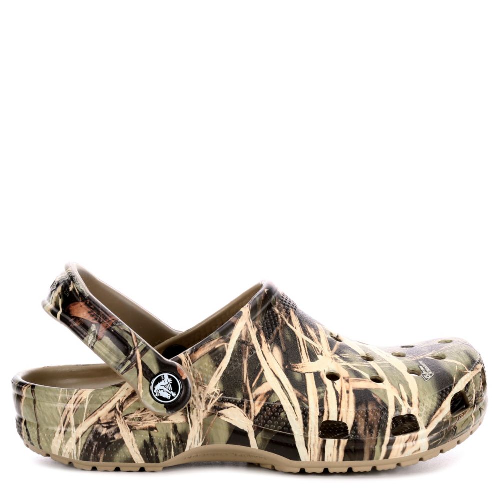 white camo crocs