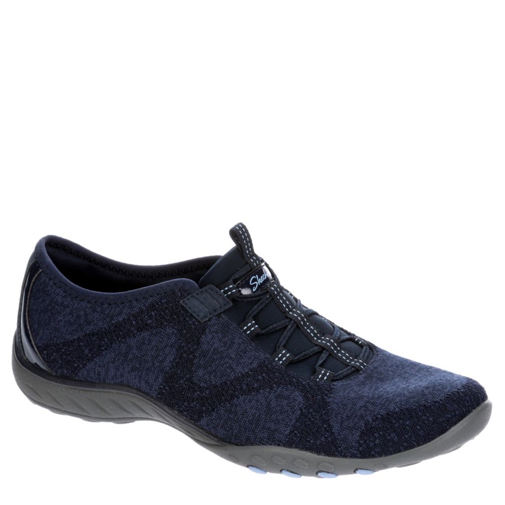 womens navy slip on shoes