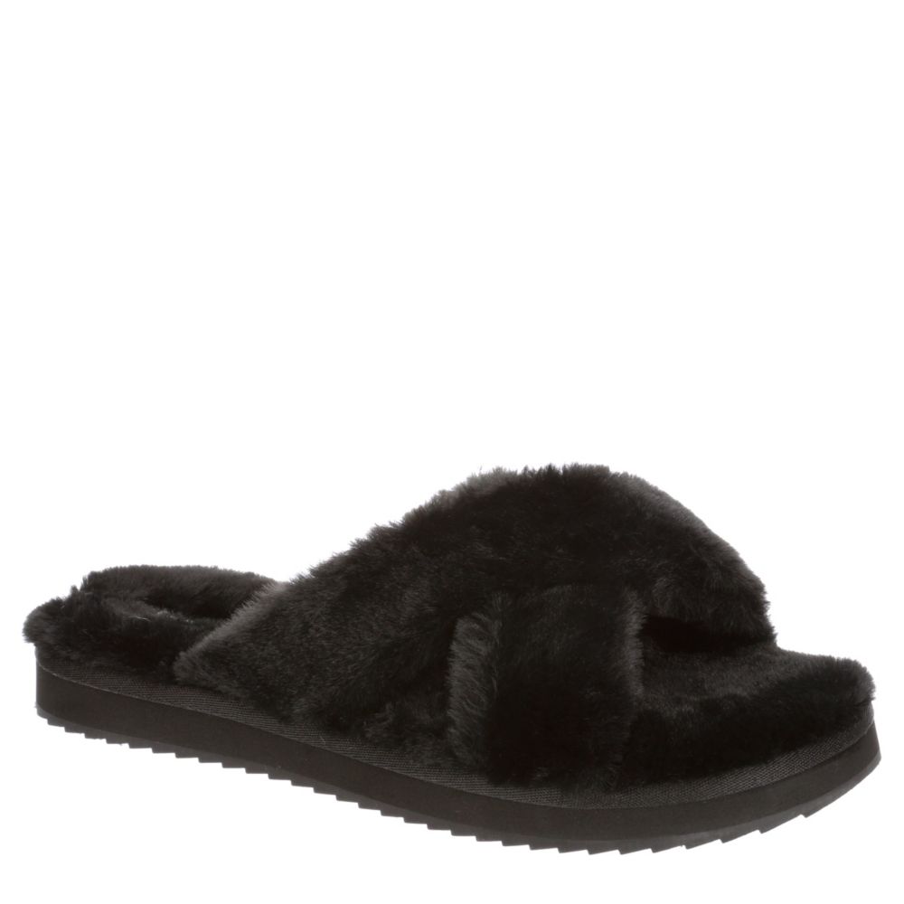 black slippers womens