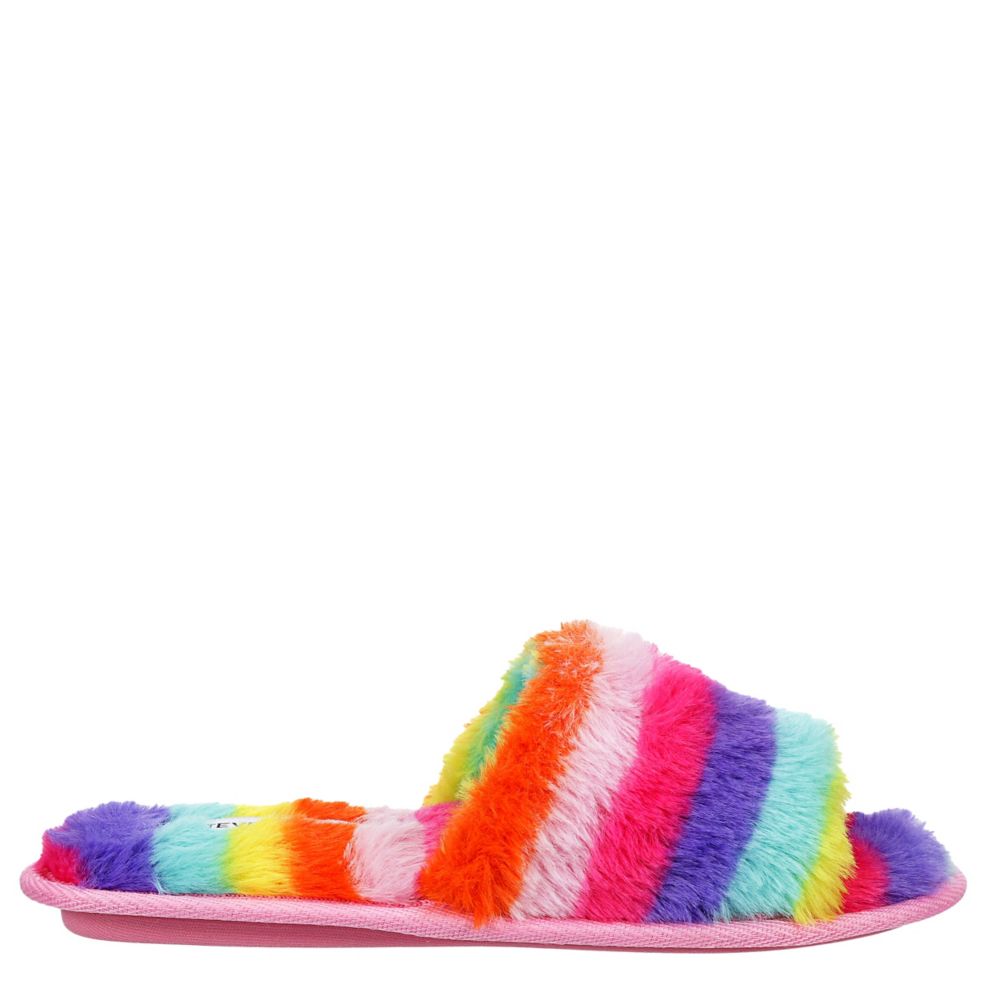 steve madden rainbow slippers