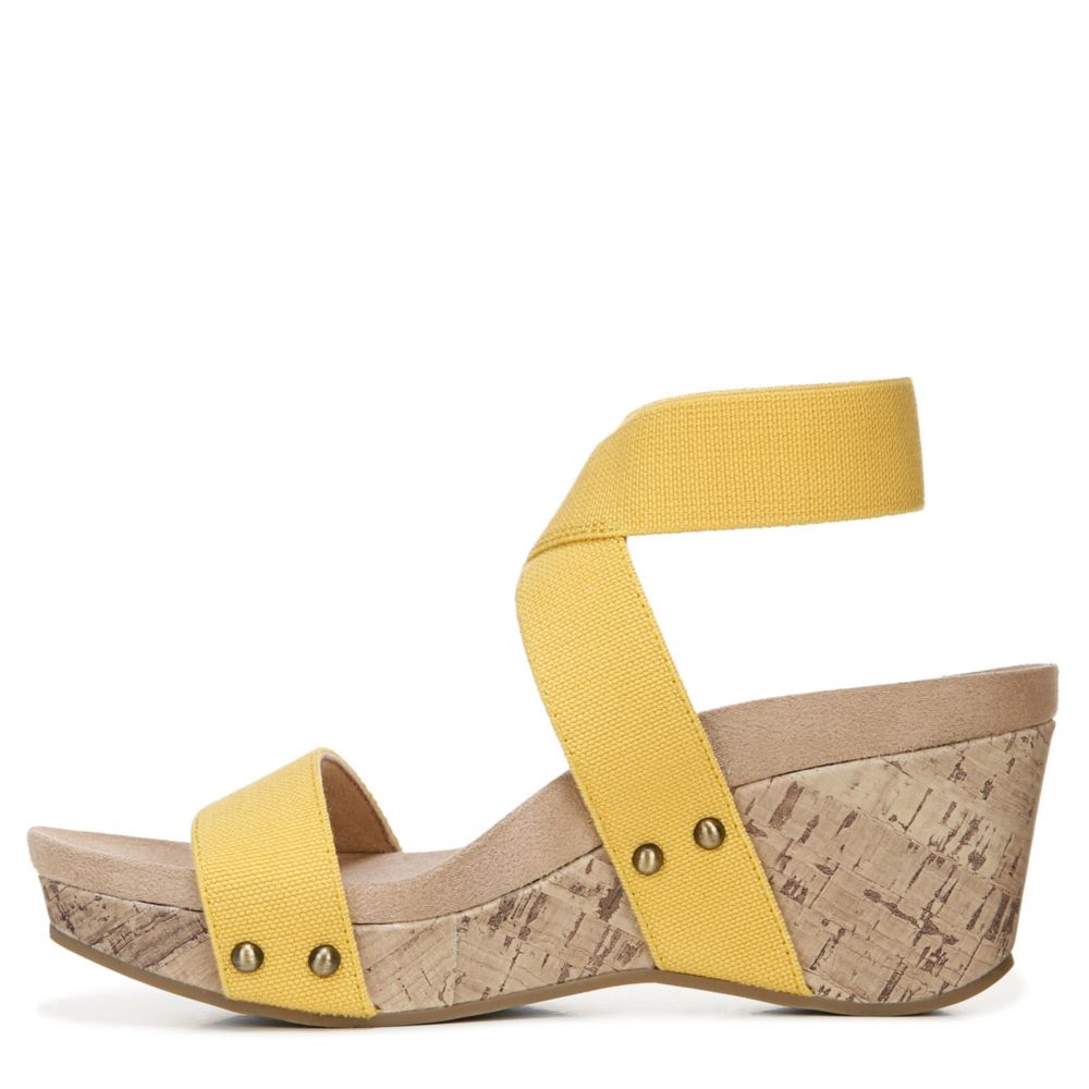 mustard wedge sandals