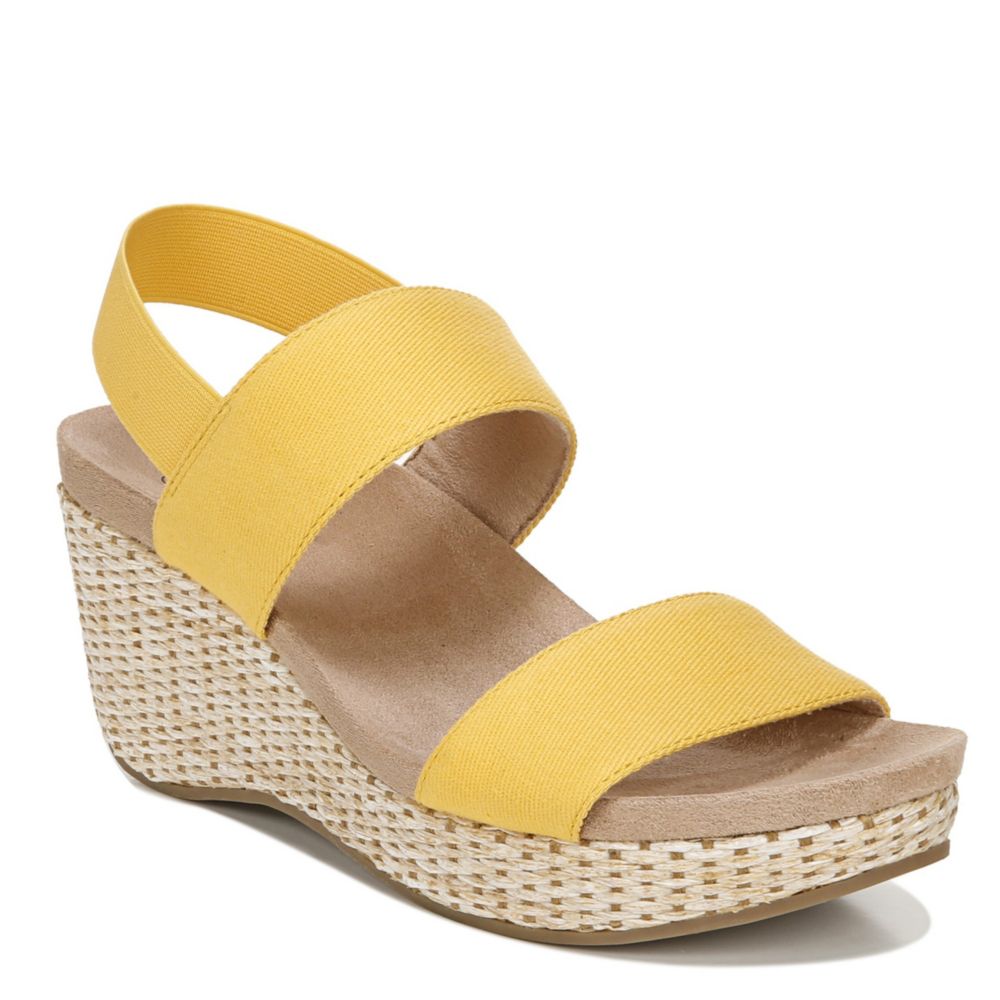 mustard wedge sandals
