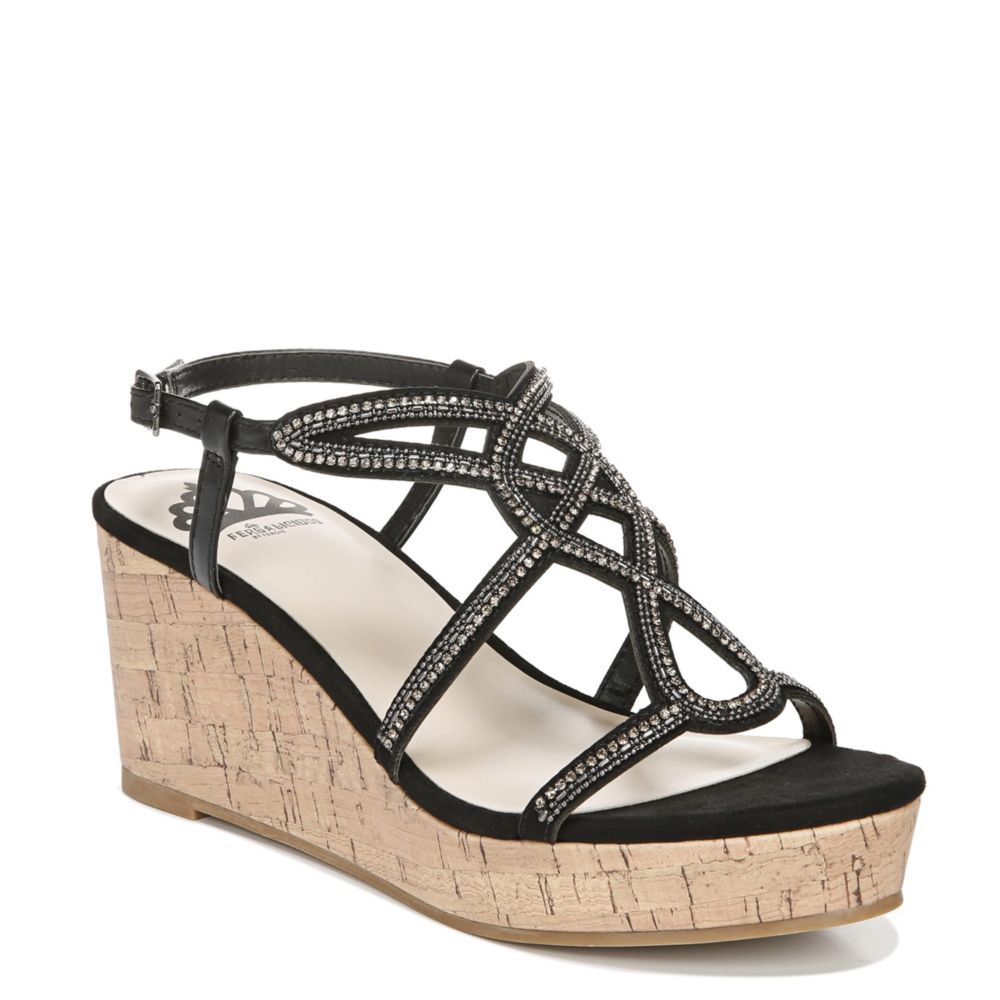 fergalicious black wedges