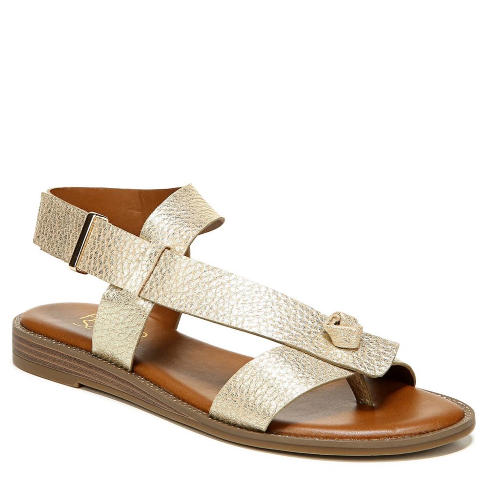 Gold Womens Glenni Sandal | Franco Sarto | Rack Room Shoes