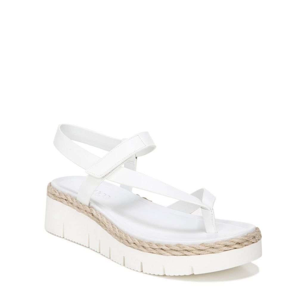 franco sarto white wedges