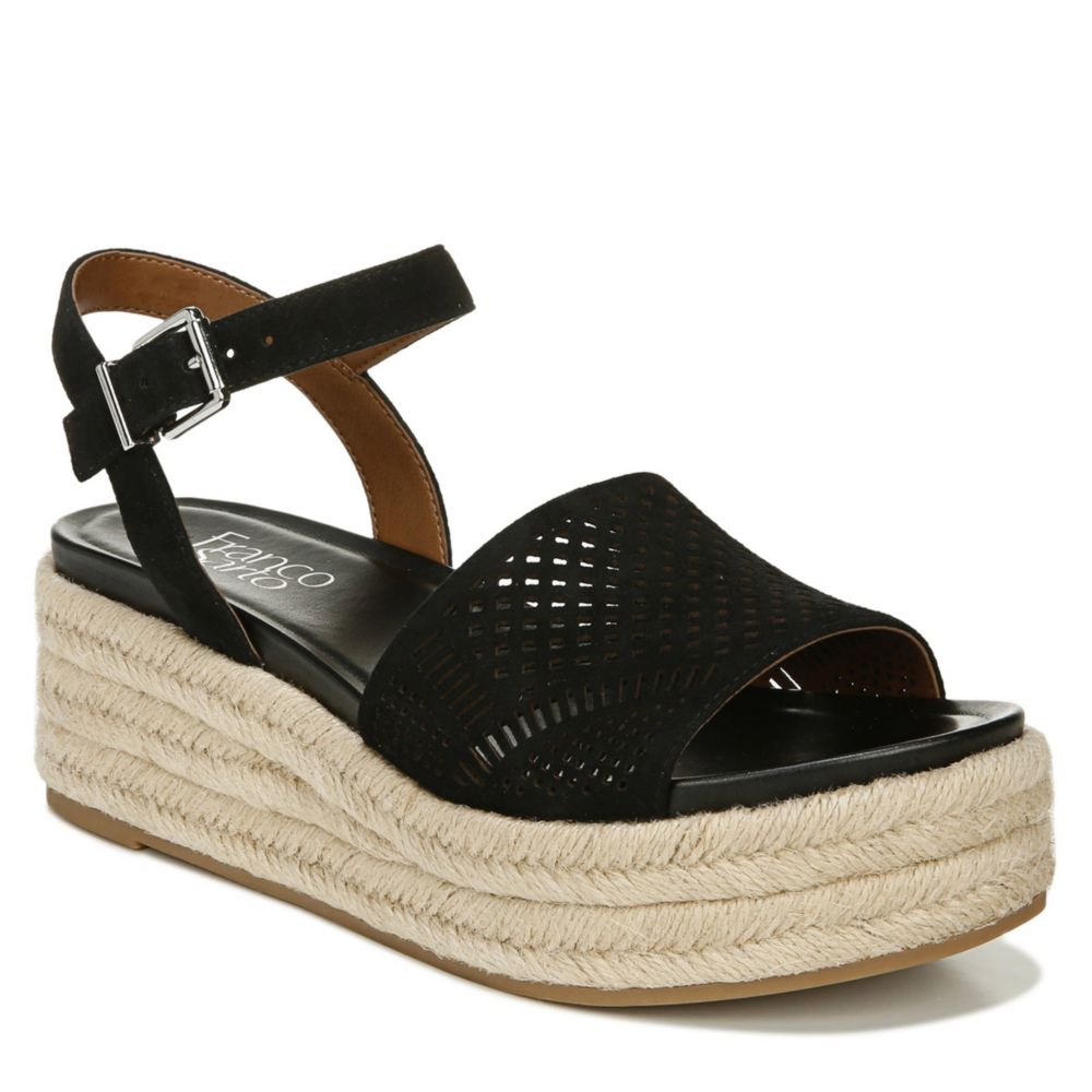 franco sarto wedges black