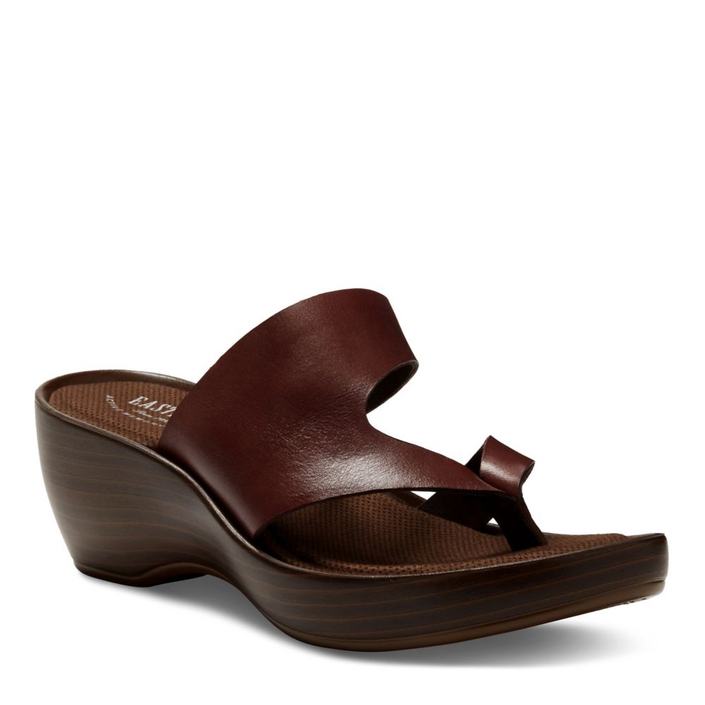 Dark brown wedge discount heels