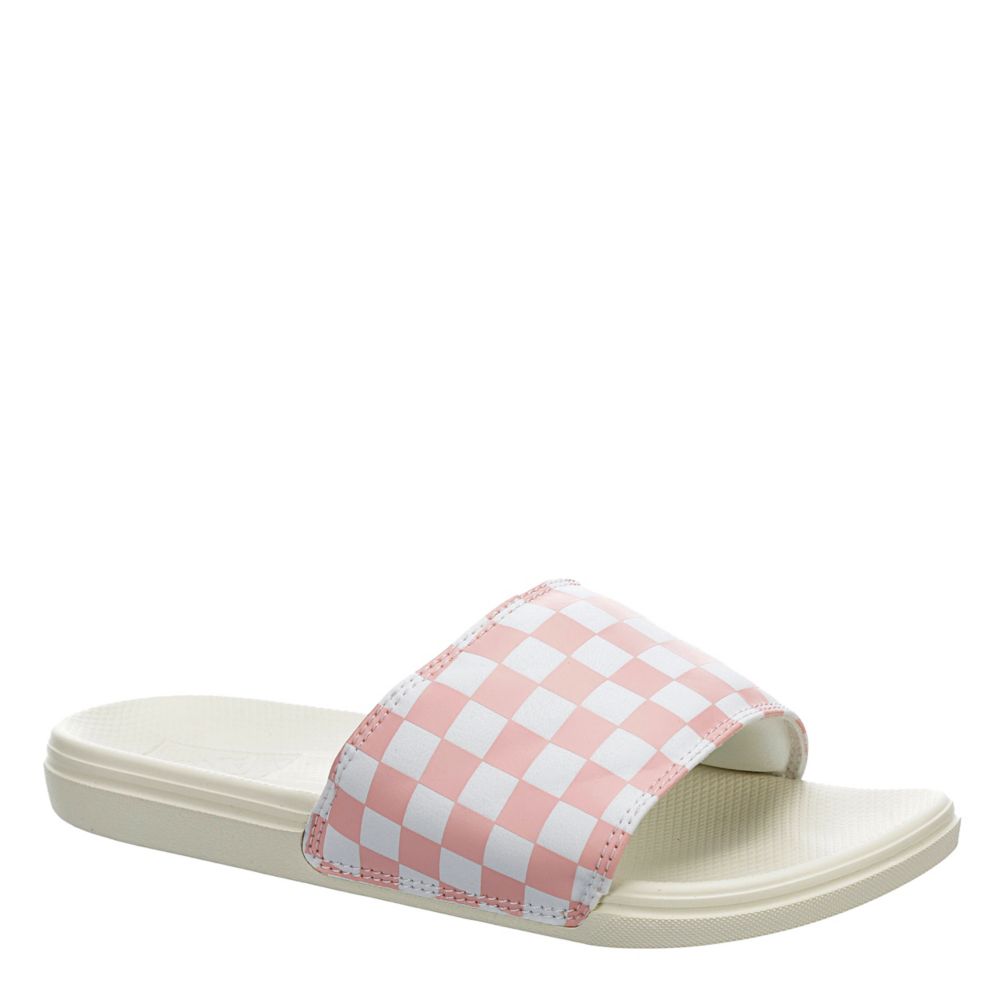 vans pink sandals