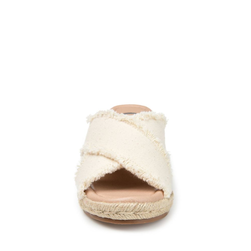 Beige Journee Collection Womens Shanni Wedge Rack Room Shoes