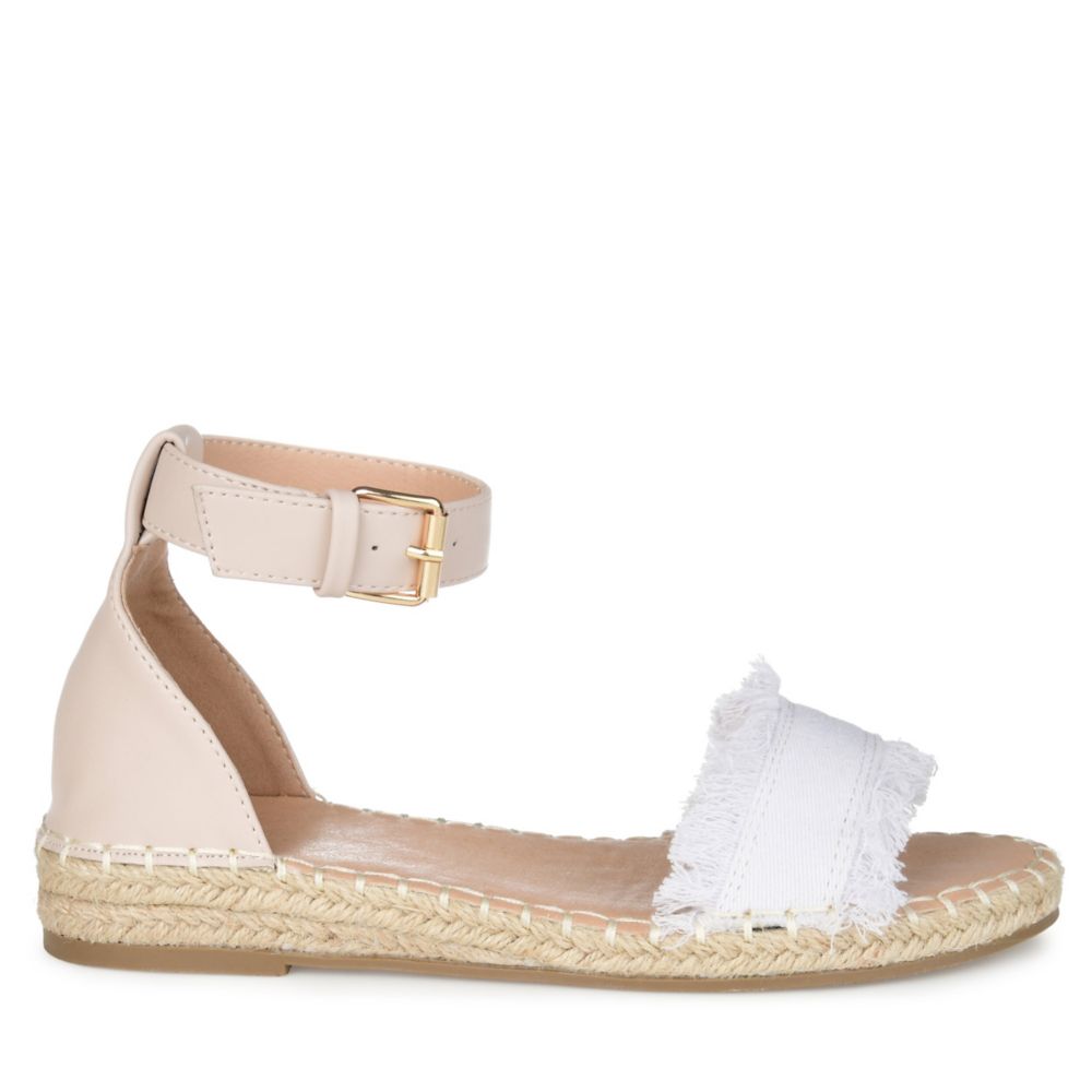 JOURNEE COLLECTION WOMENS TRISTEEN SANDAL - DENIM