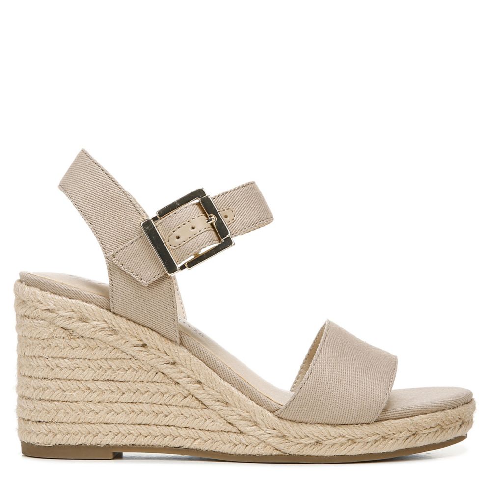 Taupe Lifestride Womens Tango 2 Wedge Sandal | Womens | Rack Room Shoes
