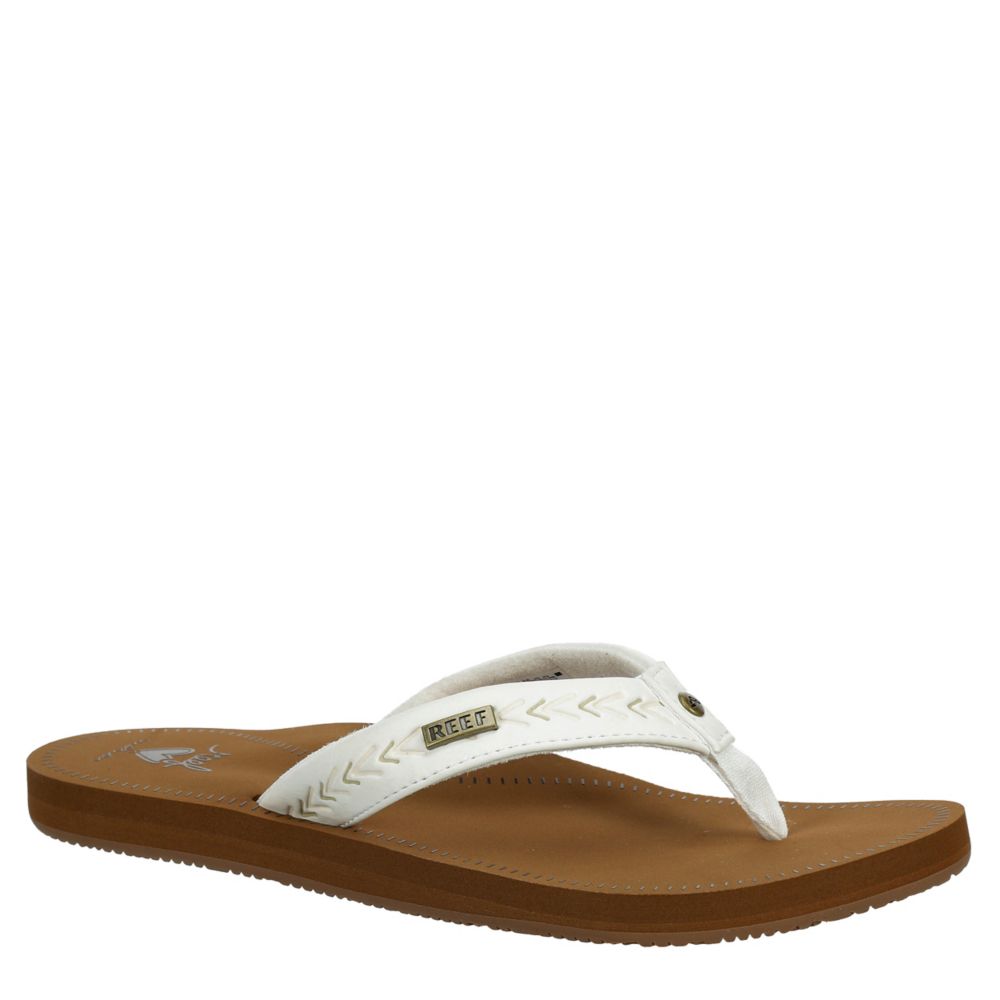 White Reef Womens Beachbreak Flip Flop Sandal | Sandals Rack Room Shoes