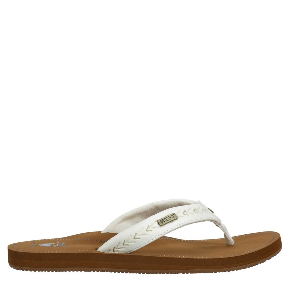 WOMENS BEACHBREAK FLIP FLOP SANDAL - WHITE