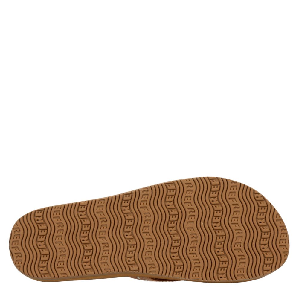 reef tan flip flops