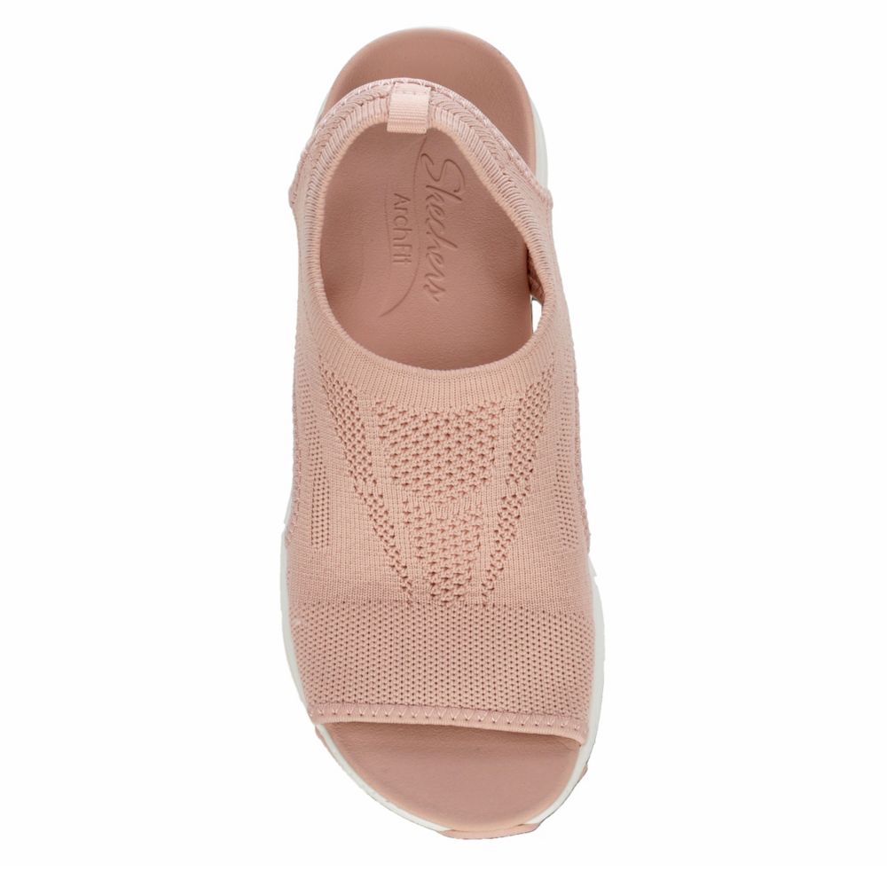 Blush Skechers Womens Arch Fit-city Catch Comfort Sandal | Sandals | Rack  Room Shoes