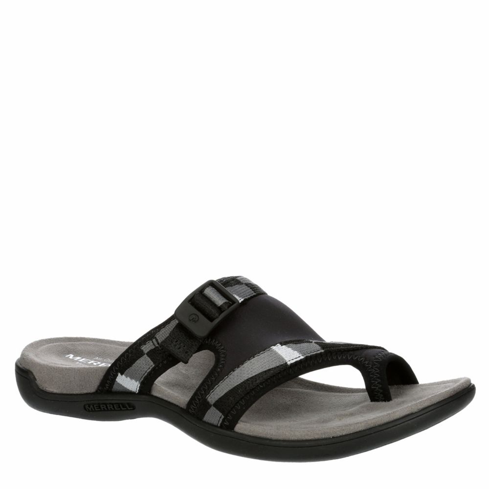 Initiativ Mariner kindben Black Merrell Womens District 3 Outdoor Sandal | Sandals | Rack Room Shoes