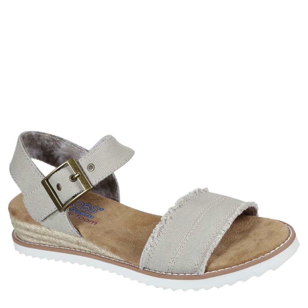 indlysende trompet Tilhører Taupe Skechers Womens Desert Kiss - Adobe Princess Wedge Sandal | Sandals |  Rack Room Shoes