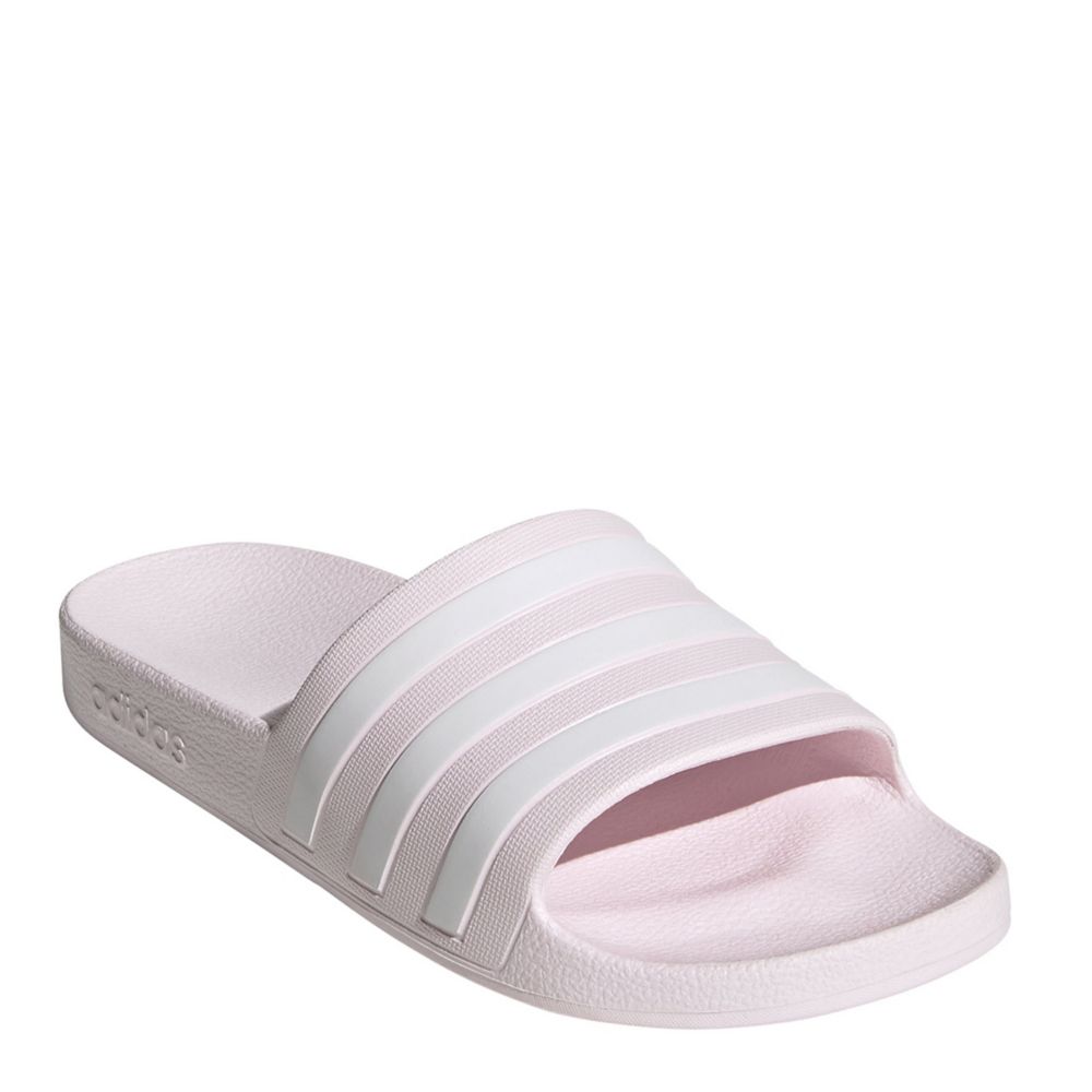 adidas pink slides womens