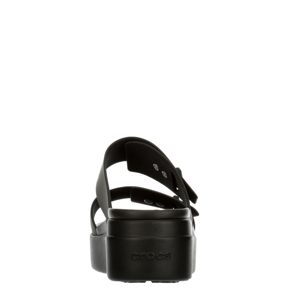 WOMENS BROOKLYN BUCKLE LOW WEDGE SANDAL