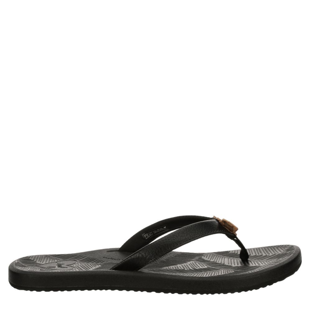 Black Women's Flip-Flop Sandals