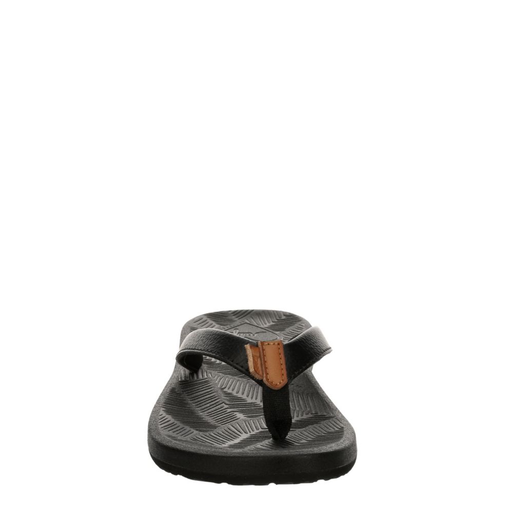 Black Womens Zen Love Ii Flip Flop Sandal Reef Rack Room Shoes