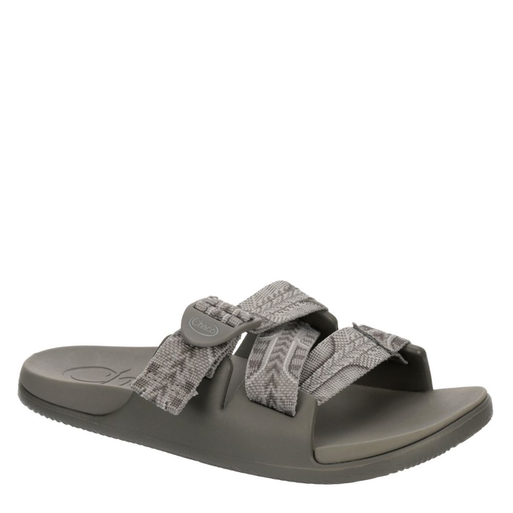 WOMENS CHILLOS SLIDE SANDAL DARK GREY