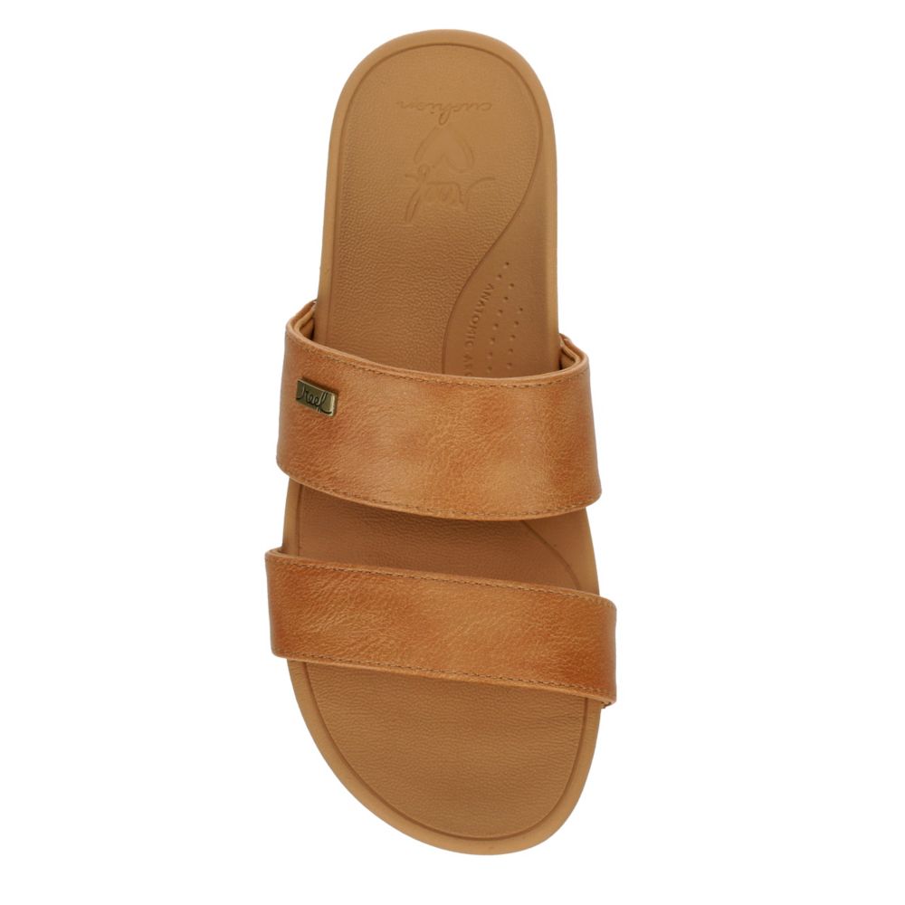 WOMENS BANDED HORIZON HI SLIDE SANDAL