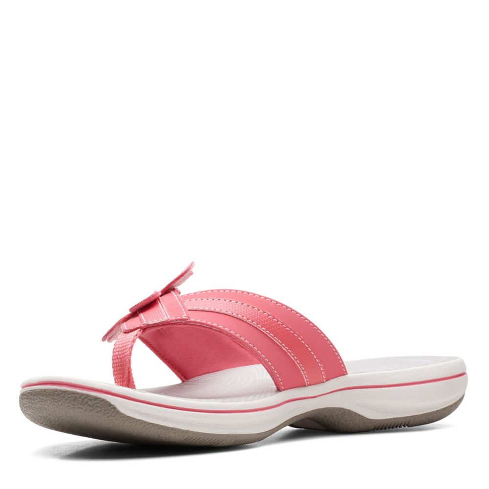 Color Pop Clarks Womens Brinkley Flora Flip Flop Sandal | Rack Room Shoes