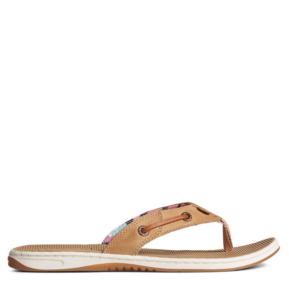 Sperry seafish best sale flip flops