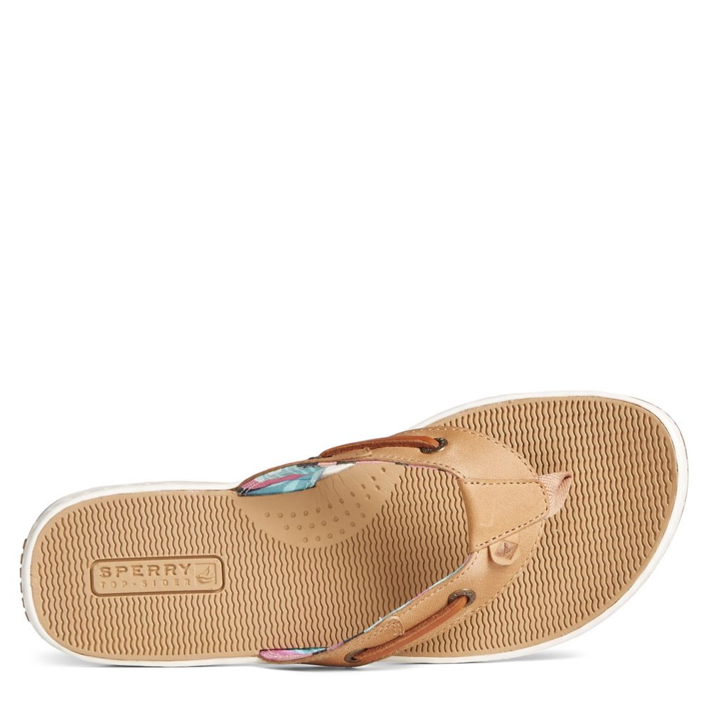 Ladies sperry store flip flops