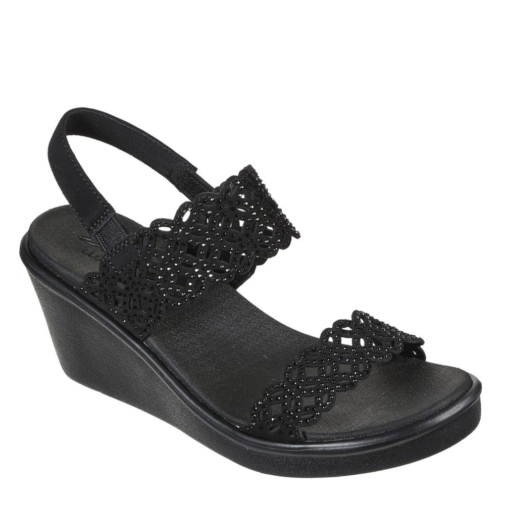 Black Skechers Womens On - Sassy Dayz | Sandals | Rack Room Shoes