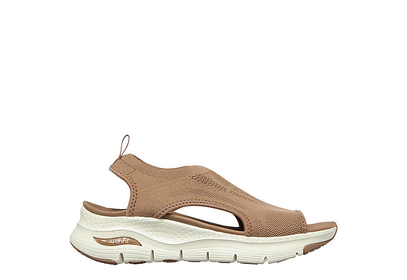 WOMENS ARCH FIT CITY CATCH COMFORT SANDAL - TAUPE