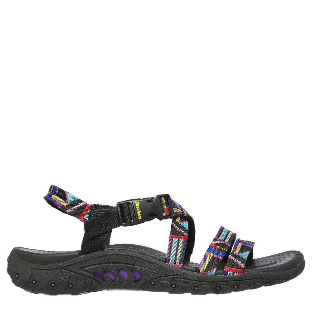 Black Skechers Womens Reggae Native Vibez Outdoor | Rack Room Shoes