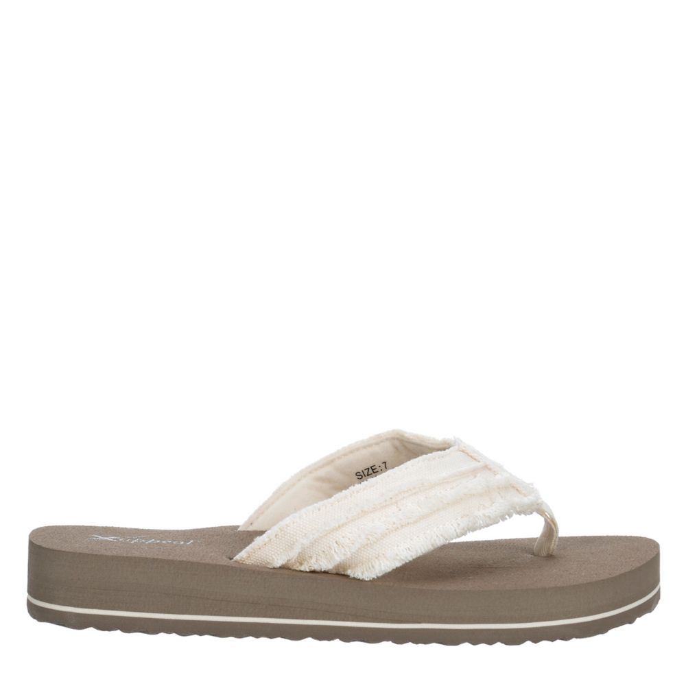 Canvas flip hot sale flops womens