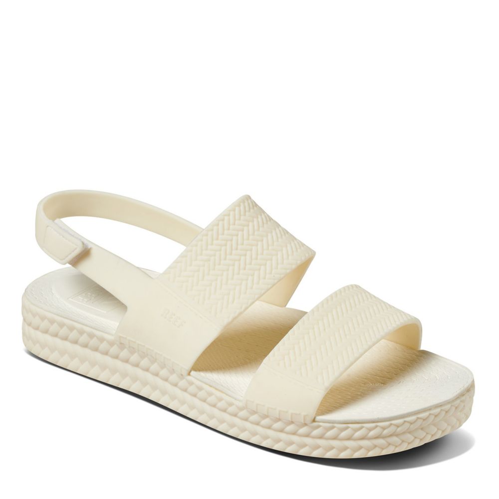 reef white platform sandals