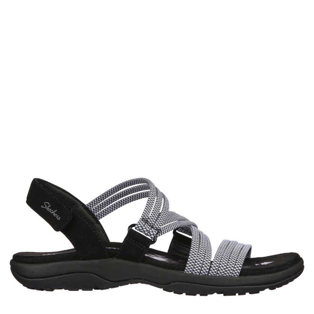 Black Skechers Womens Reggae Slim - Sweet Route Sandal | Sandals | Rack Room Shoes