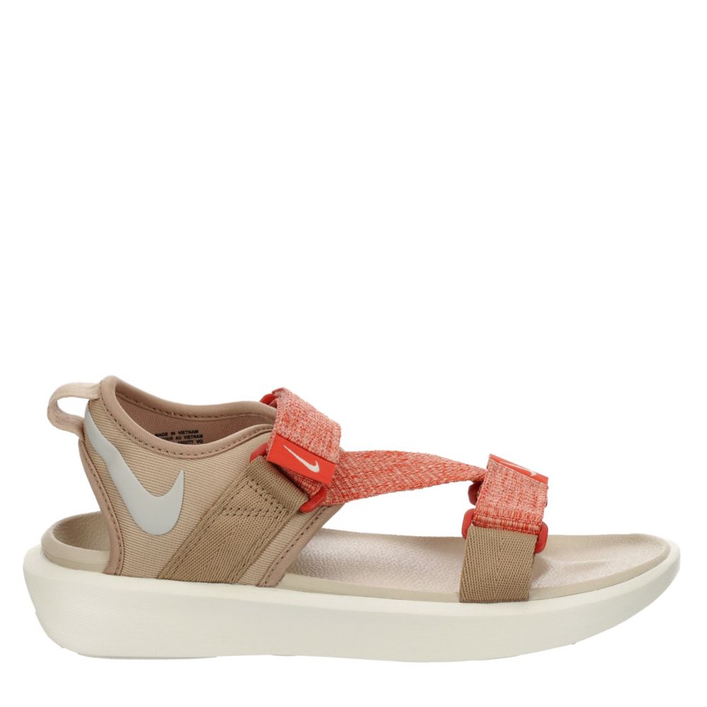 nike sandals tan