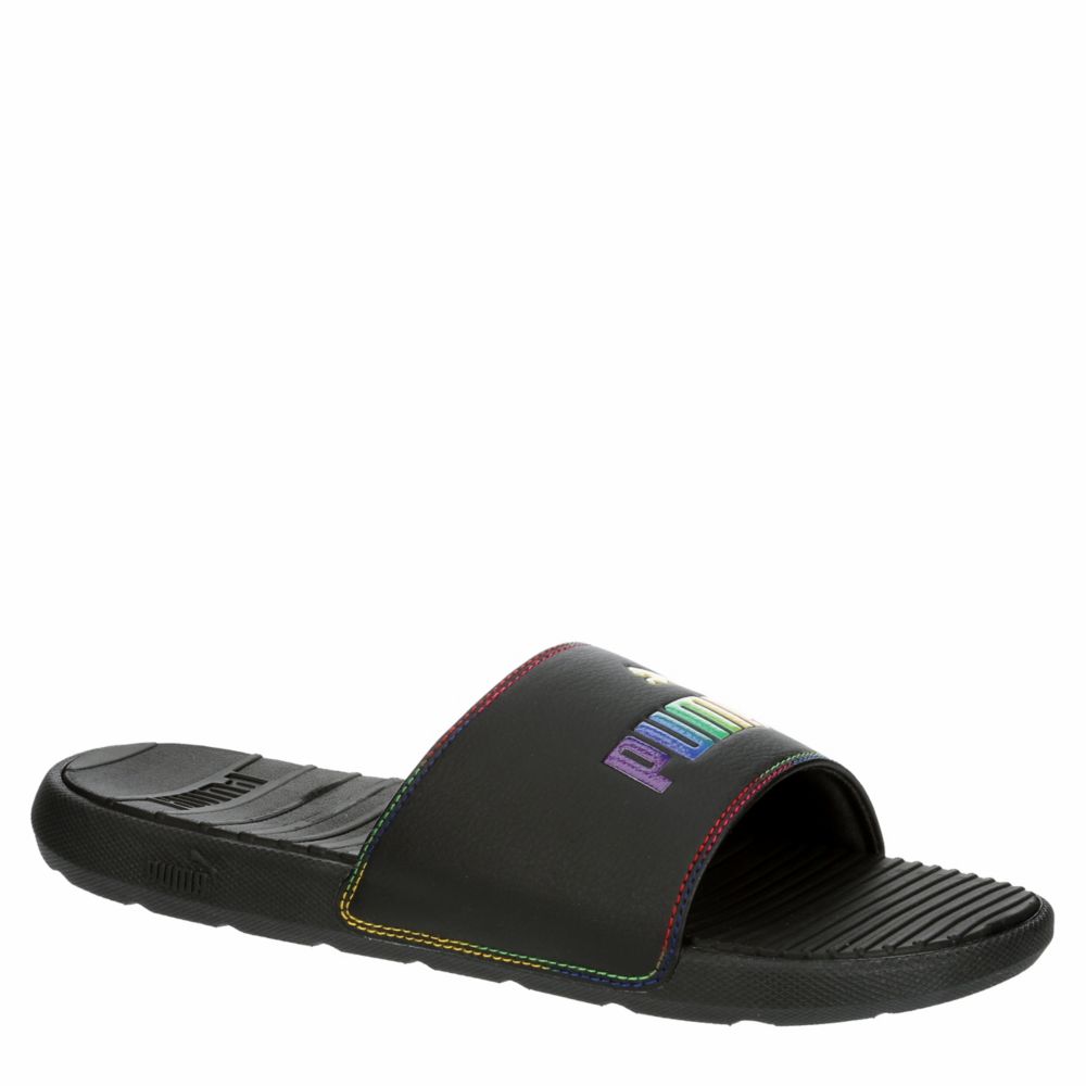 puma rainbow slides