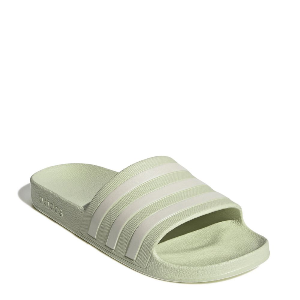 mager onderbreken geluid Pale Green Adidas Womens Adilette Aqua Slide Sandal | Sandals | Rack Room  Shoes