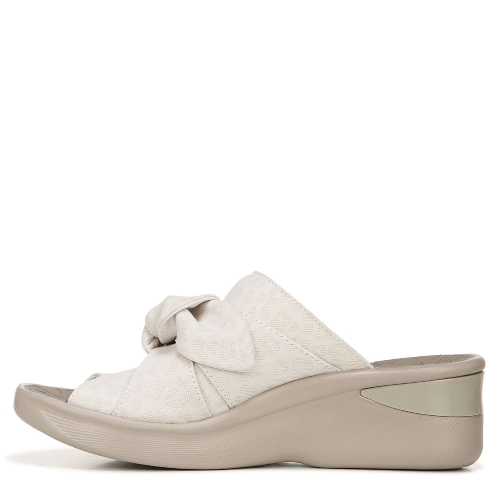 Off White Bzees Womens Smile Wedge Sandal | Sandals | Rack Room Shoes