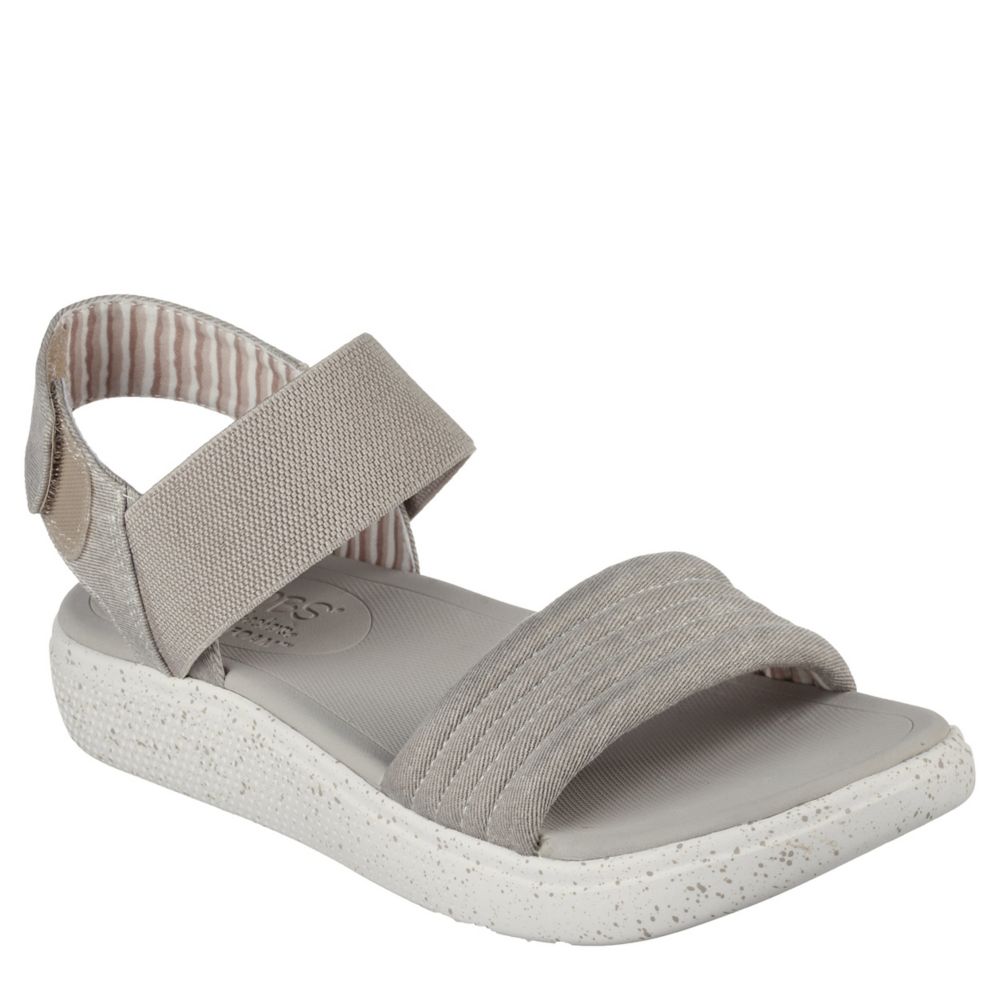 Ru rendering Chip Taupe Skechers Womens Summer Skipper Sandal | Sandals | Rack Room Shoes