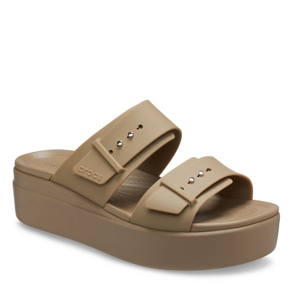 Crocs Women's Brooklyn Low Wedge Platform Sandal 