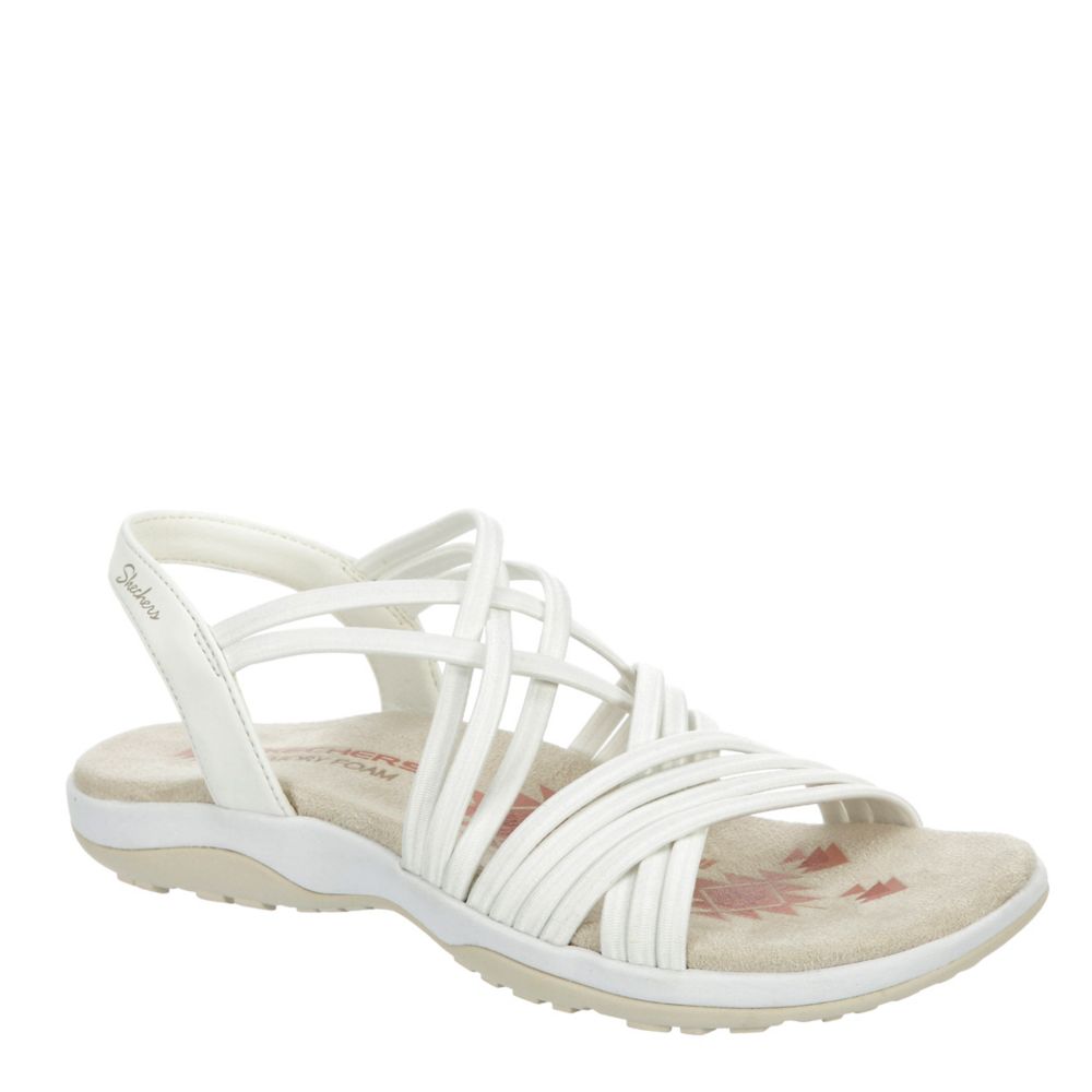 Skechers shop white sandals