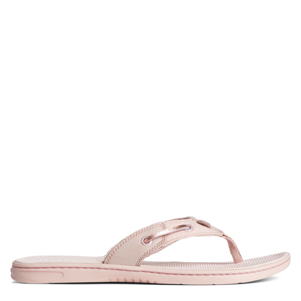 Women's Seafish Leather Flip Flop - Sandals