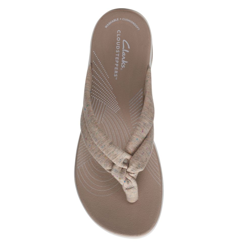 CLARKS WOMENS ARLA KAYLIE FLIP FLOP SANDAL SAND